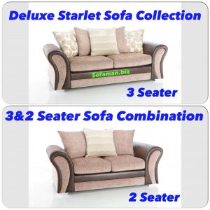 Deluxe Starlet 3&2 seater mink